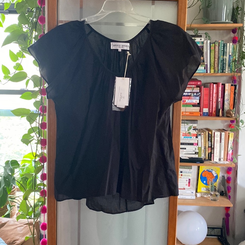 Apiece Apart Scoop neck Blouse